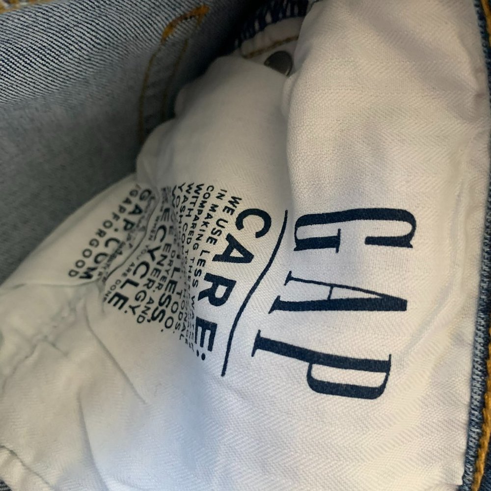 Gap Classic Straight Mid-rise jeans size 30T - Picture 4 of 6